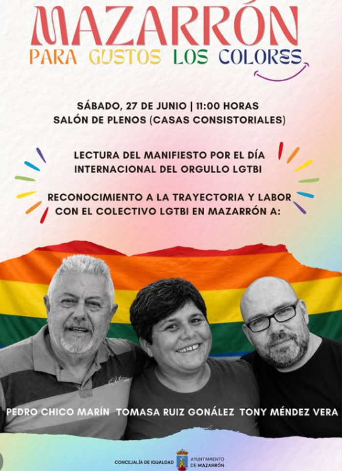 Celebraci�n del  d�a internacional del orgullo lgtbi con mucho orgullo