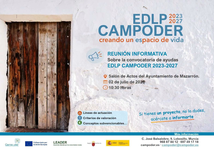 Reuni�n informativa sobre la convocatoria de ayudas edlp campoder 2023-2027