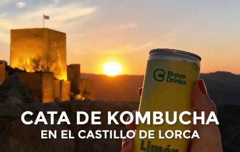 Cata de kombucha en el Castillo de Lorca