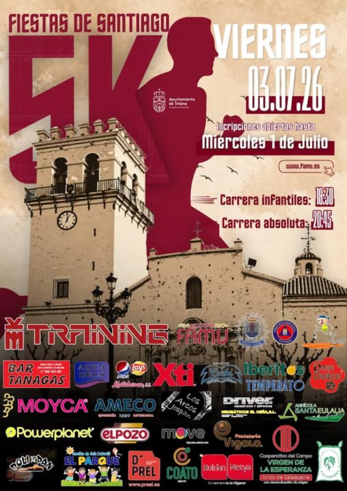 Carrera 5k Fiestas de santiago