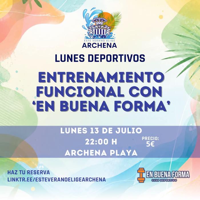 Entrenamiento funcional con 'en buena forma'