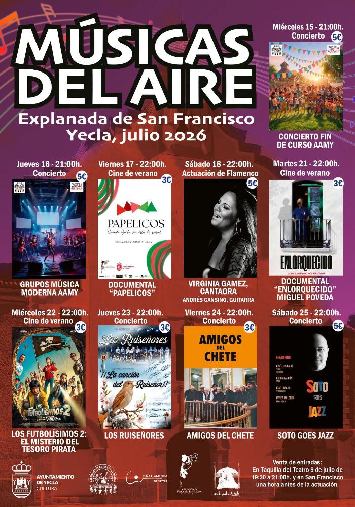M�sicas del aire 2026
