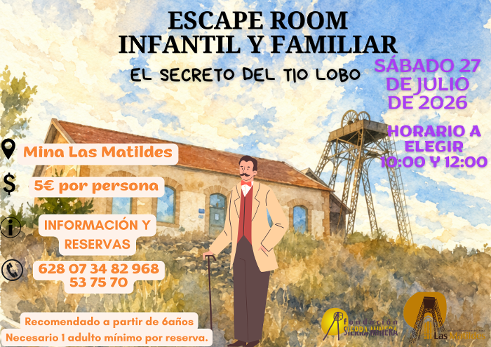Escape room el secreto del t�o lobo en mina las matildes