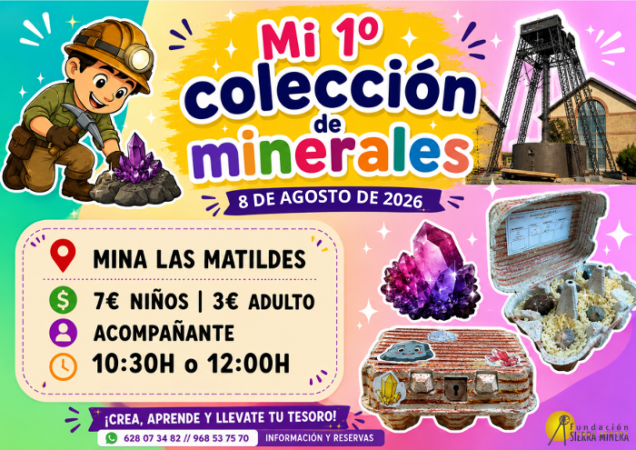 Taller infantil �mi 1� colecci�n de minerales� - mina las matildes