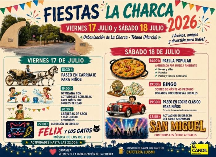 Fiestas la charca  en Totana