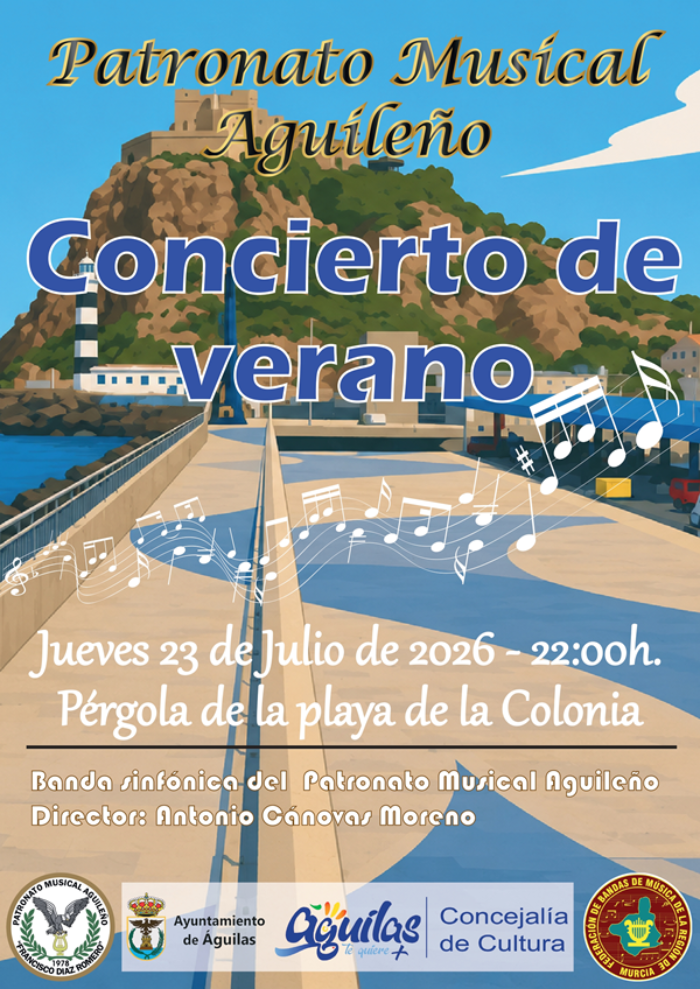 II concierto de verano del patronato musical aguile�o 