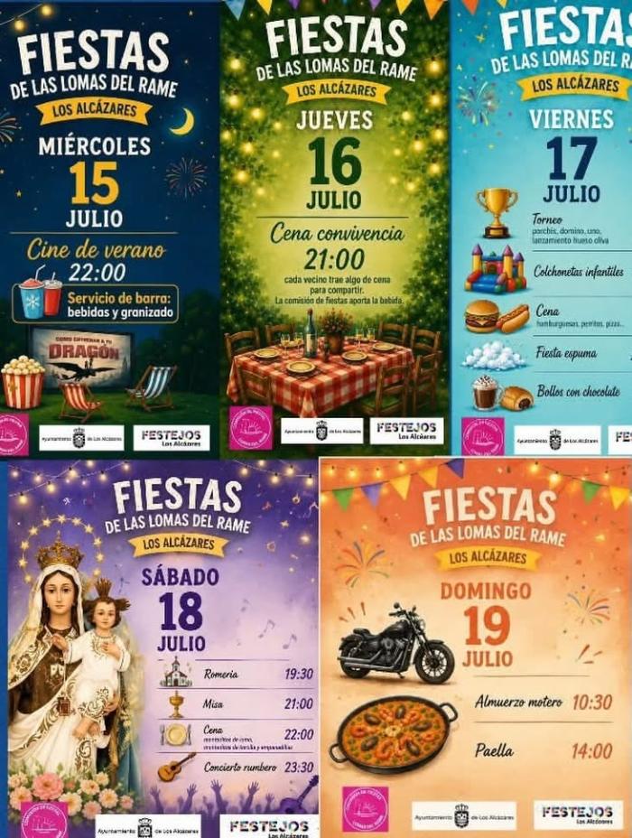 Fiestas patronales de las lomas del rame