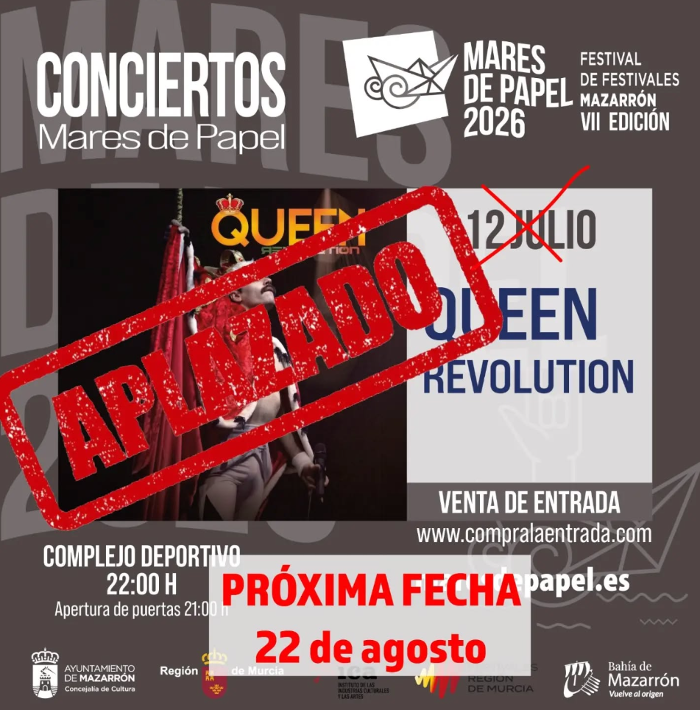 Nueva fecha para el concierto queen revolution
