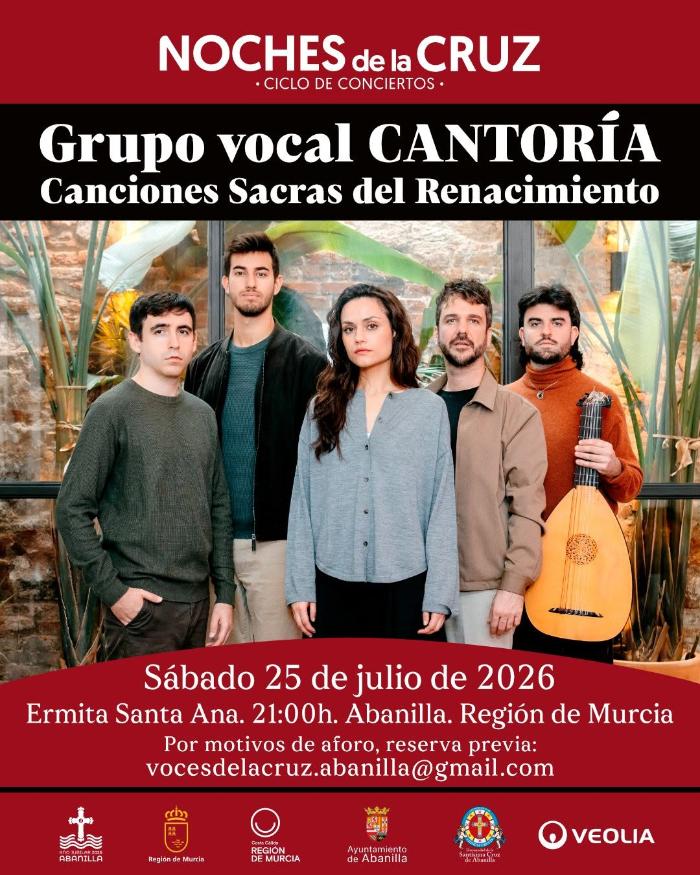 Grupo vocal cantor�a: canciones sacas del renacimiento