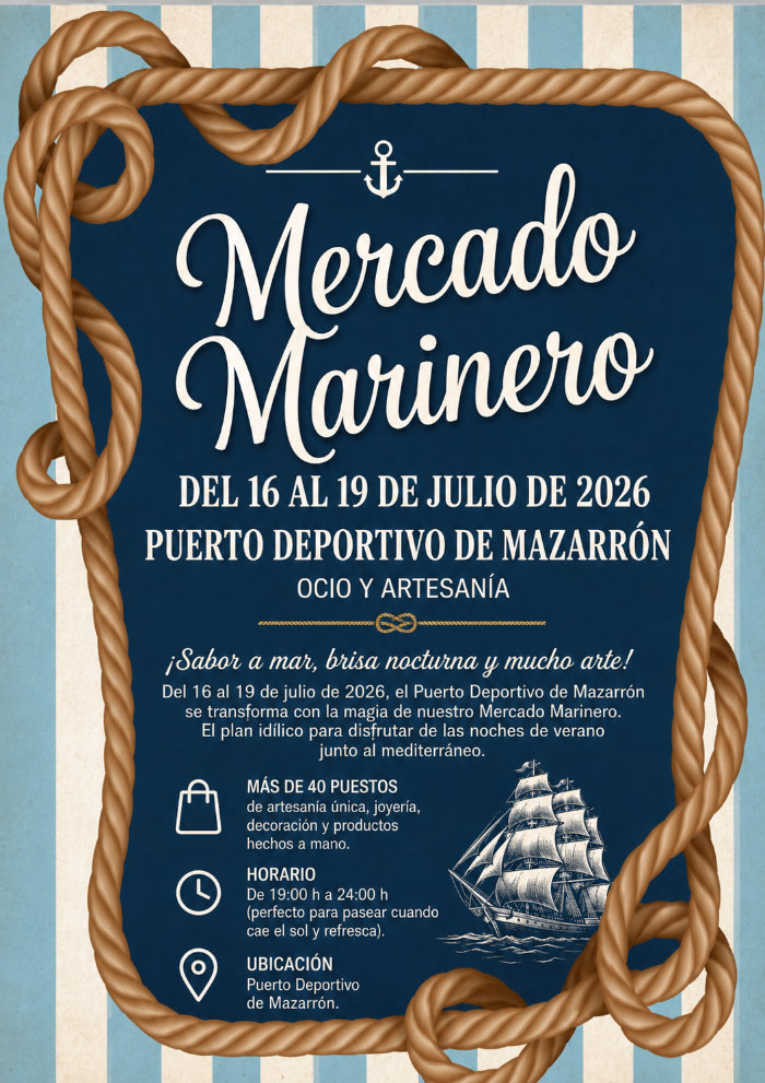  Mercado marinero en el puerto deportivo de Mazarr�n