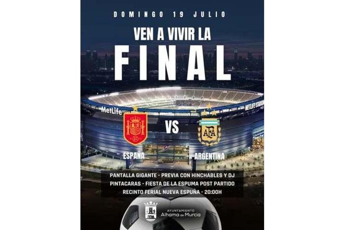 Disfruta de la Final Espa�a-argentina en pantalla gigante