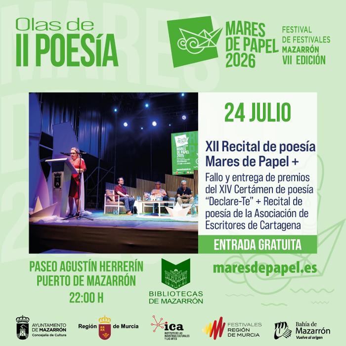 XII recital de poes�a mares de papel 2026