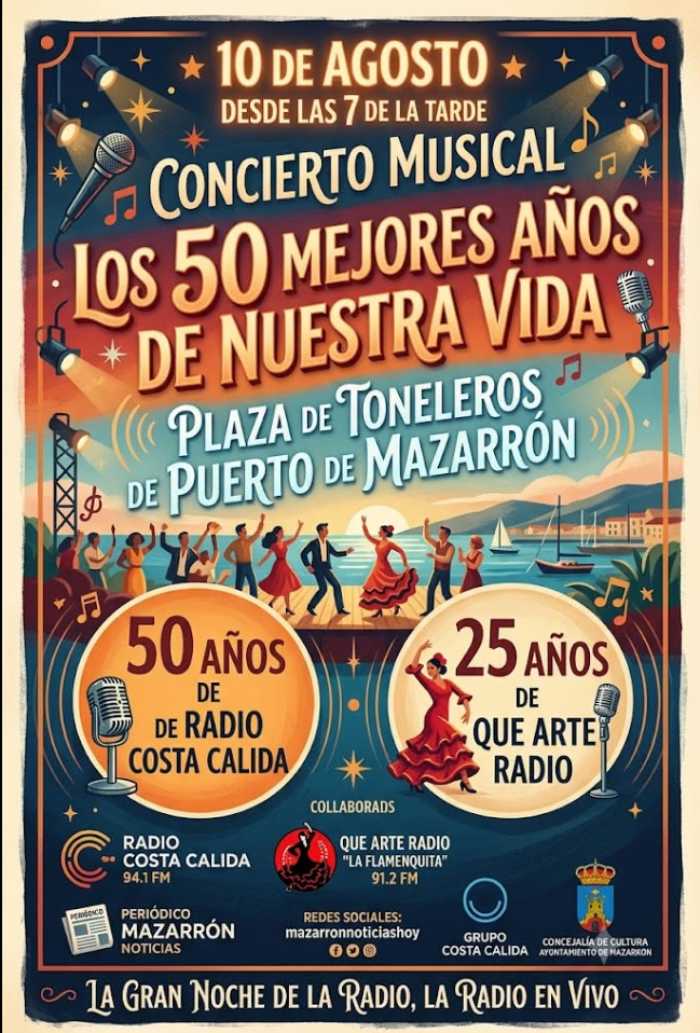50� Aniversario de radio costa c�lida y los 25 A�os de qu� arte radio