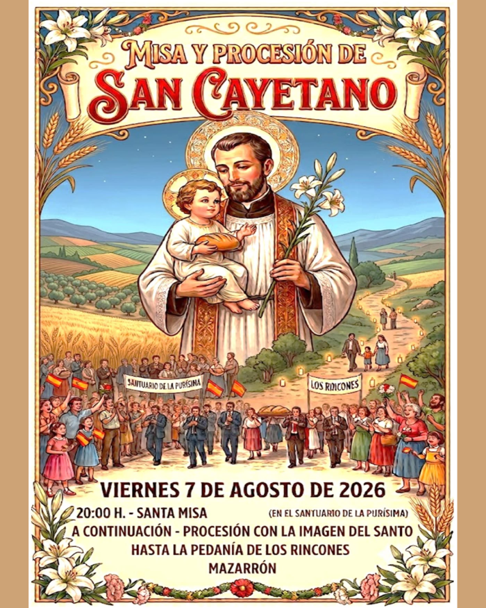  misa y procesi�n de san cayetano