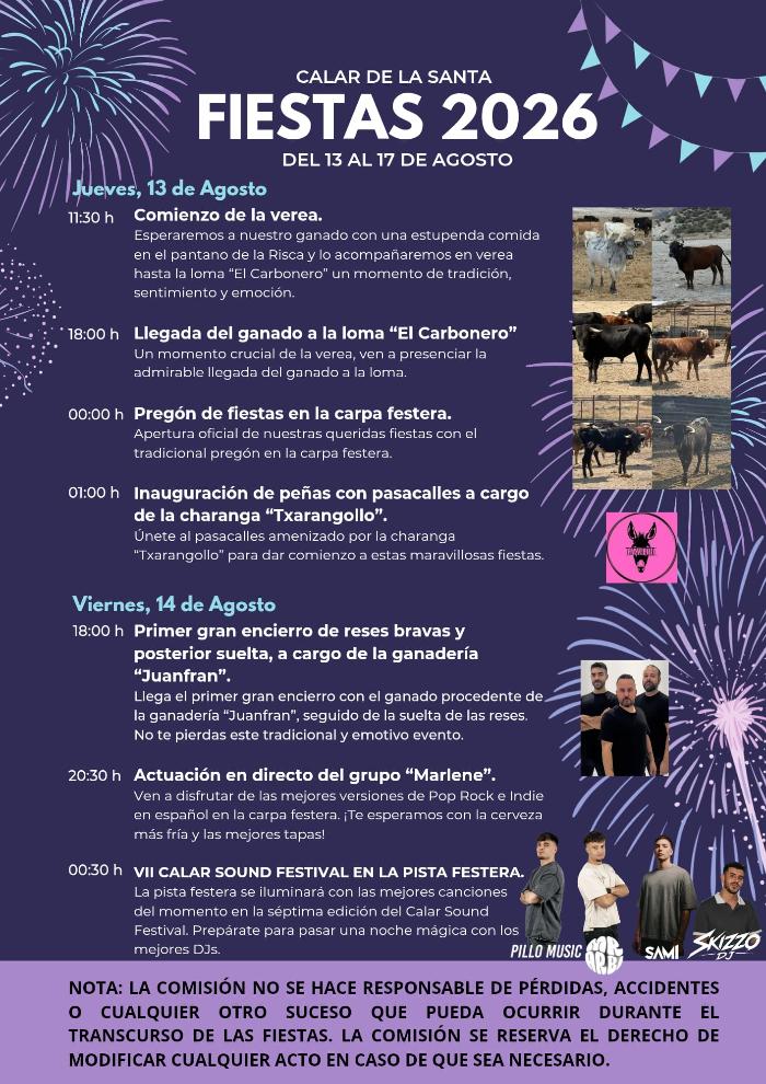 Fiestas en el calar de la Santa