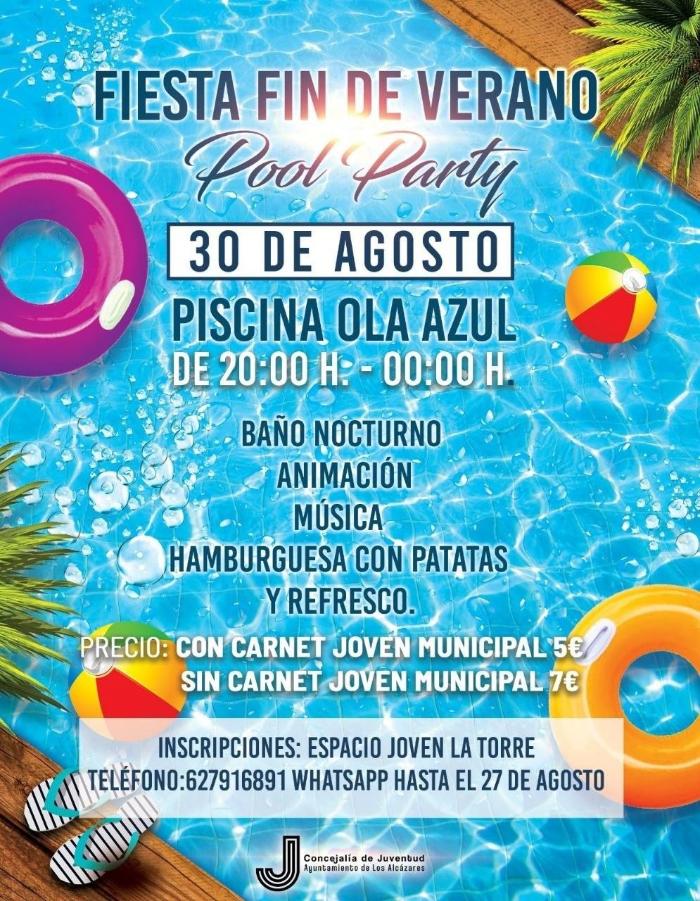 Pool party Fiesta Fin de verano
