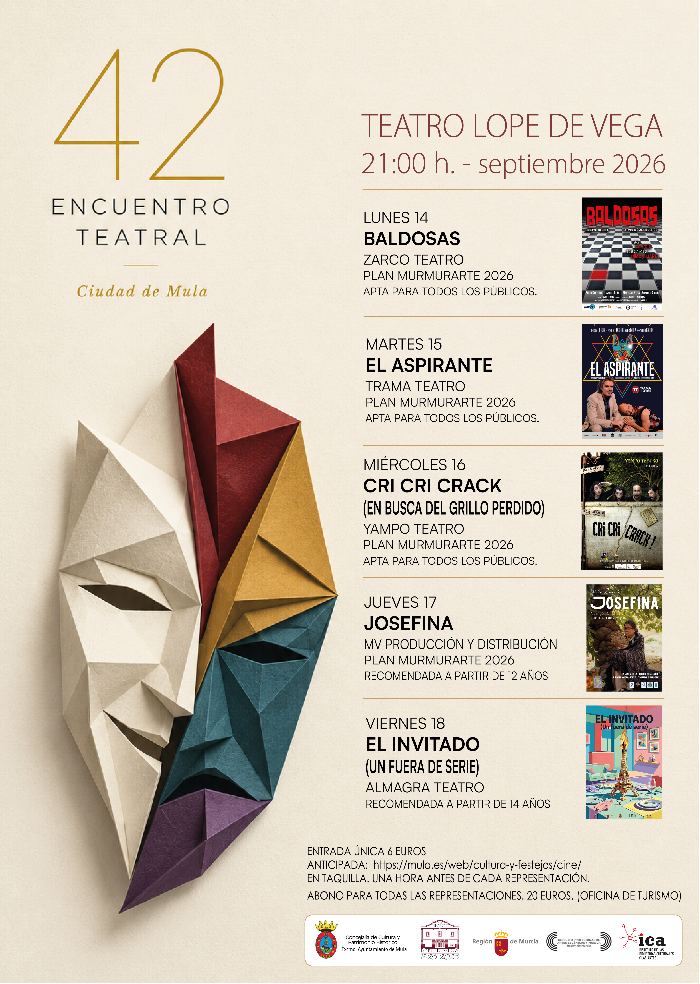 42 EDICI�N DEL ENCUENTRO TEATRAL CIUDAD DE MULA