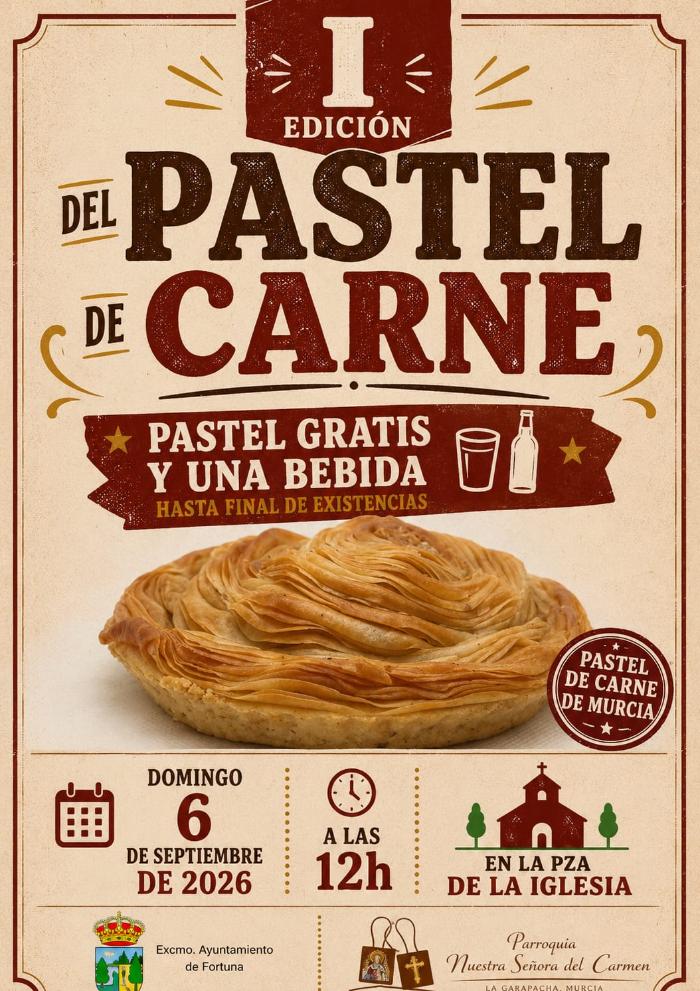 I edici�n del pastel de carne en la garapacha