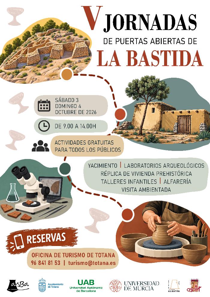 V JORNADAS DE PUERTAS ABIERTAS DE LA BASTIDA