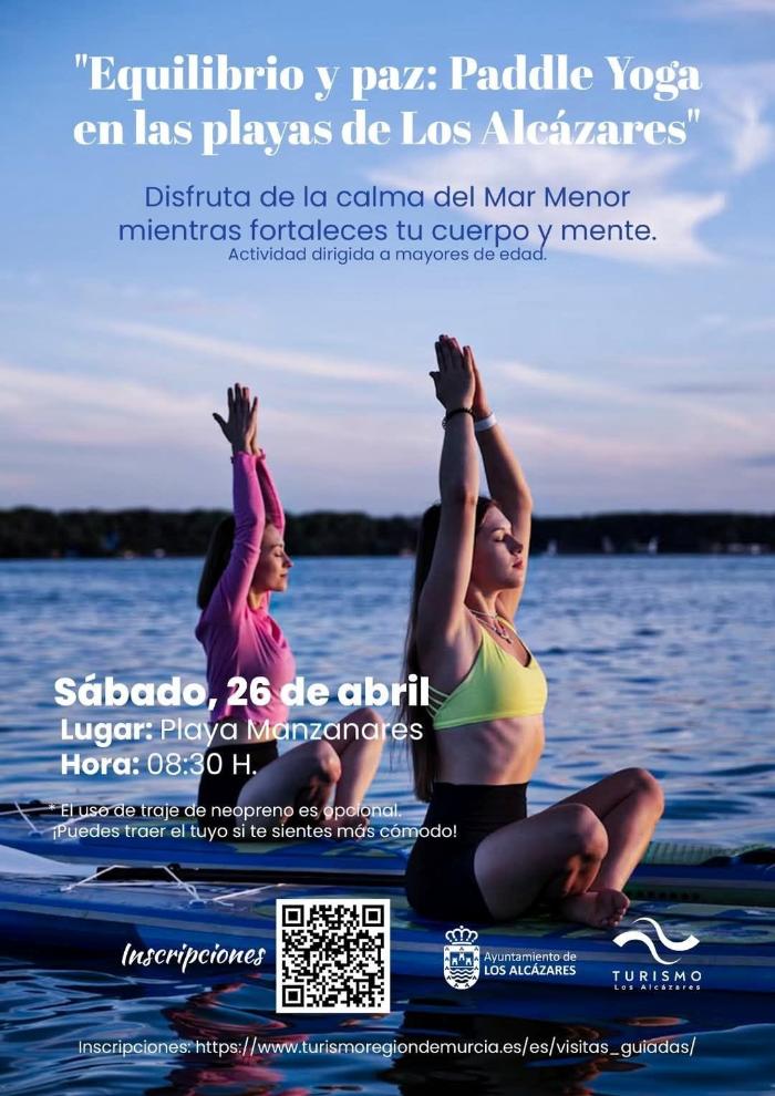  PADDLE/YOGA 10:30 A 11:30