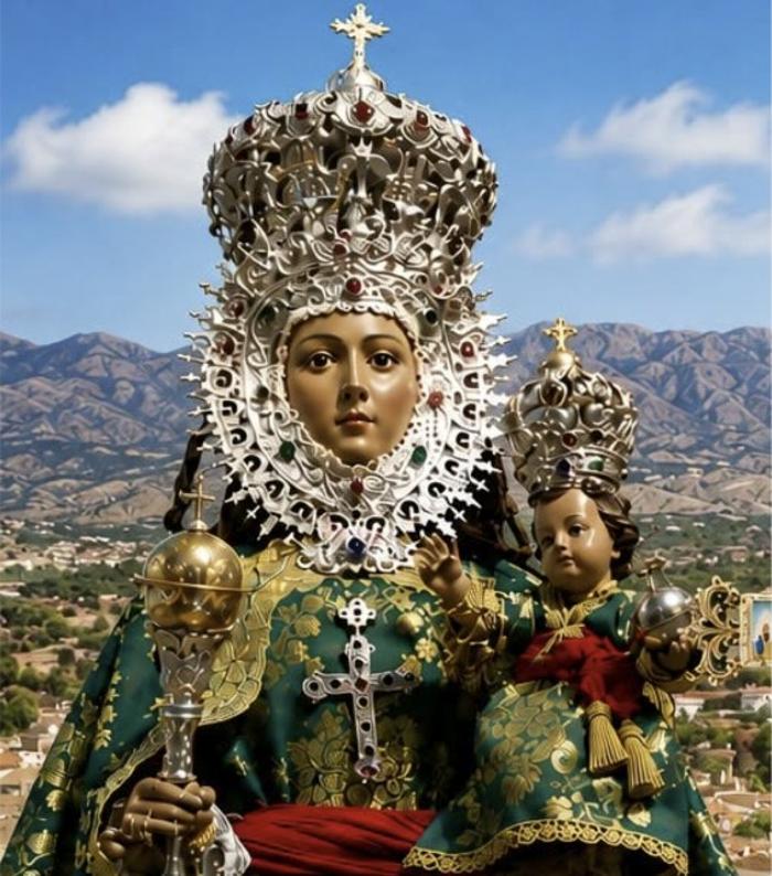 Visita -peregrinaci�n de la Virgen de la fuenSanta a Abanilla