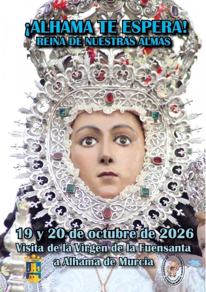 Visita de la Virgen de la fuenSanta a Alhama de Murcia