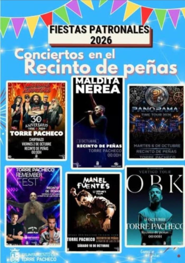 FIESTAS PATRONALES DE TORRE PACHECO 2026