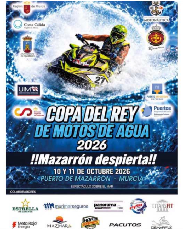 Copa del rey de motos de agua 2026