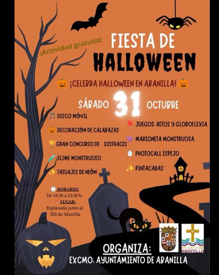 Fiesta de halloween en Abanilla