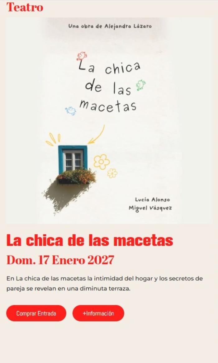 La chica de las macetas