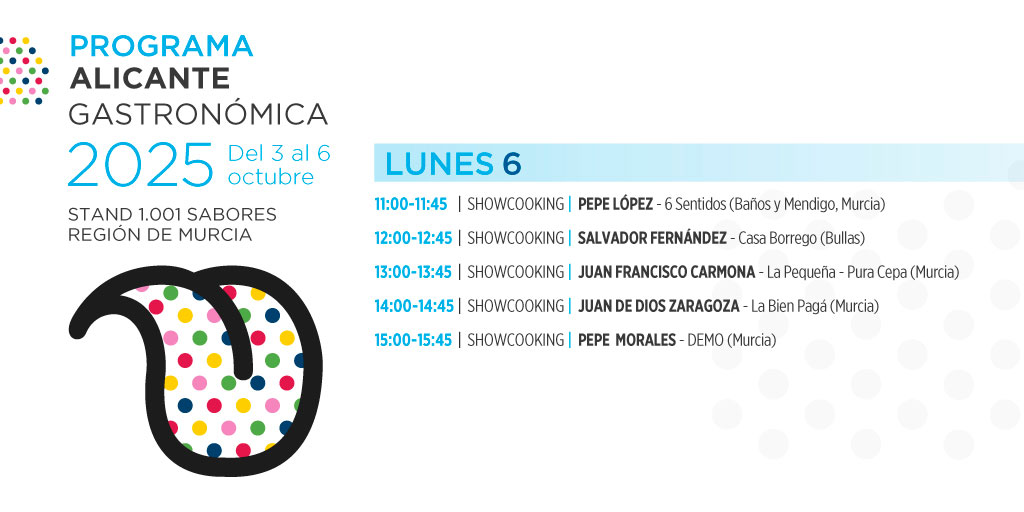 Alicante Gastronmica 2025 - 06/10/2025