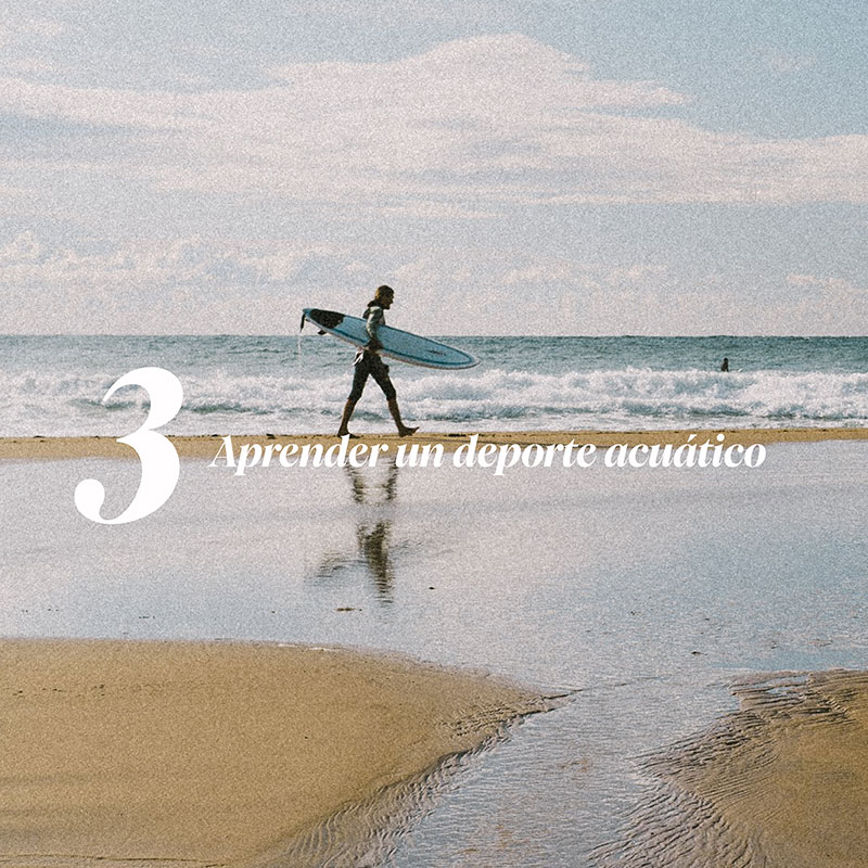 Aprender un deporte acu�tico