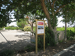 Interpretation board. Signposting. Camnino de Levate Interpretation board. Signposting. Camnino de Levate
