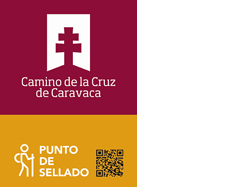 Stamping point badge. Camino de Levante