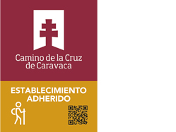 Affiliated establishment badge. Camino de Levante