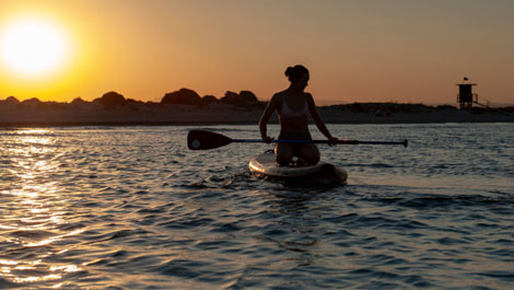 Dnde practicar  paddle surf 