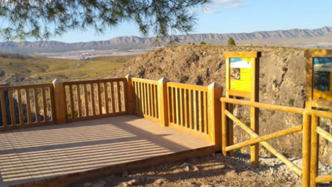Balcón del Cañón de Almadenes en Cieza Balcón del Cañón de Almadenes en Cieza