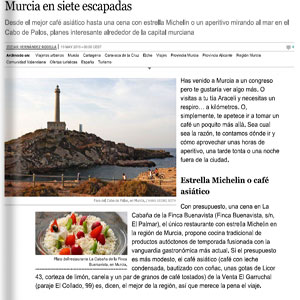 Murcia en 7 escapadas - El Viajero. El País Murcia en 7 escapadas - El Viajero. El País