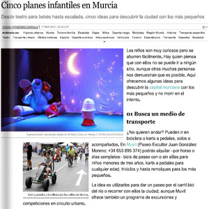 Cinco planes infantiles en Murcia - El Viajero. El País Cinco planes infantiles en Murcia - El Viajero. El País