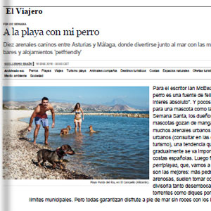 A la playa con mi perro - El Viajero