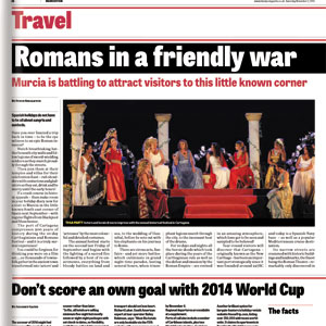 Romans in a friendly war - Black pool gazette