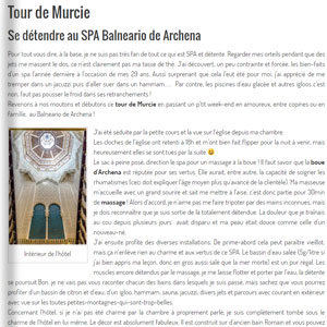 Tour de Murcie. Se détendre au SPA Balneario de Archena ¿ Just Bordeaux Tour de Murcie. Se détendre au SPA Balneario de Archena ¿ Just Bordeaux