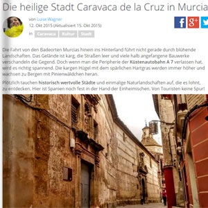 Die heilige Stadt Caravaca de la Cruz in Murcia-Ferienwohnungen-Spanien.de Die heilige Stadt Caravaca de la Cruz in Murcia-Ferienwohnungen-Spanien.de