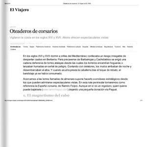 Oteaderos de corsarios Oteaderos de corsarios