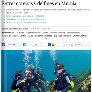 Entre morenas y delfines en Murcia - El Viajero. El País Entre morenas y delfines en Murcia - El Viajero. El País