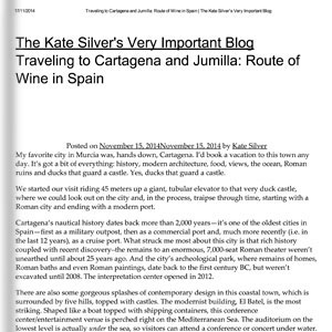 Cartagena y Jumilla (Kate Silver) Cartagena y Jumilla (Kate Silver)