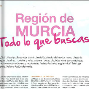 Región de Murcia. Todo lo que buscas - Senior 50 Región de Murcia. Todo lo que buscas - Senior 50