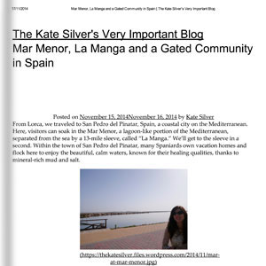 Mar Menor (Kate Silver) Mar Menor (Kate Silver)