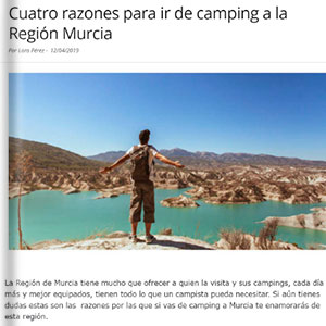 Cuatro razones para ir de camping a la Región de Murcia - campingsalon Cuatro razones para ir de camping a la Región de Murcia - campingsalon