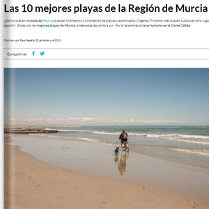 Mejores playas de Murcia ¿ 100sitiosquever.com